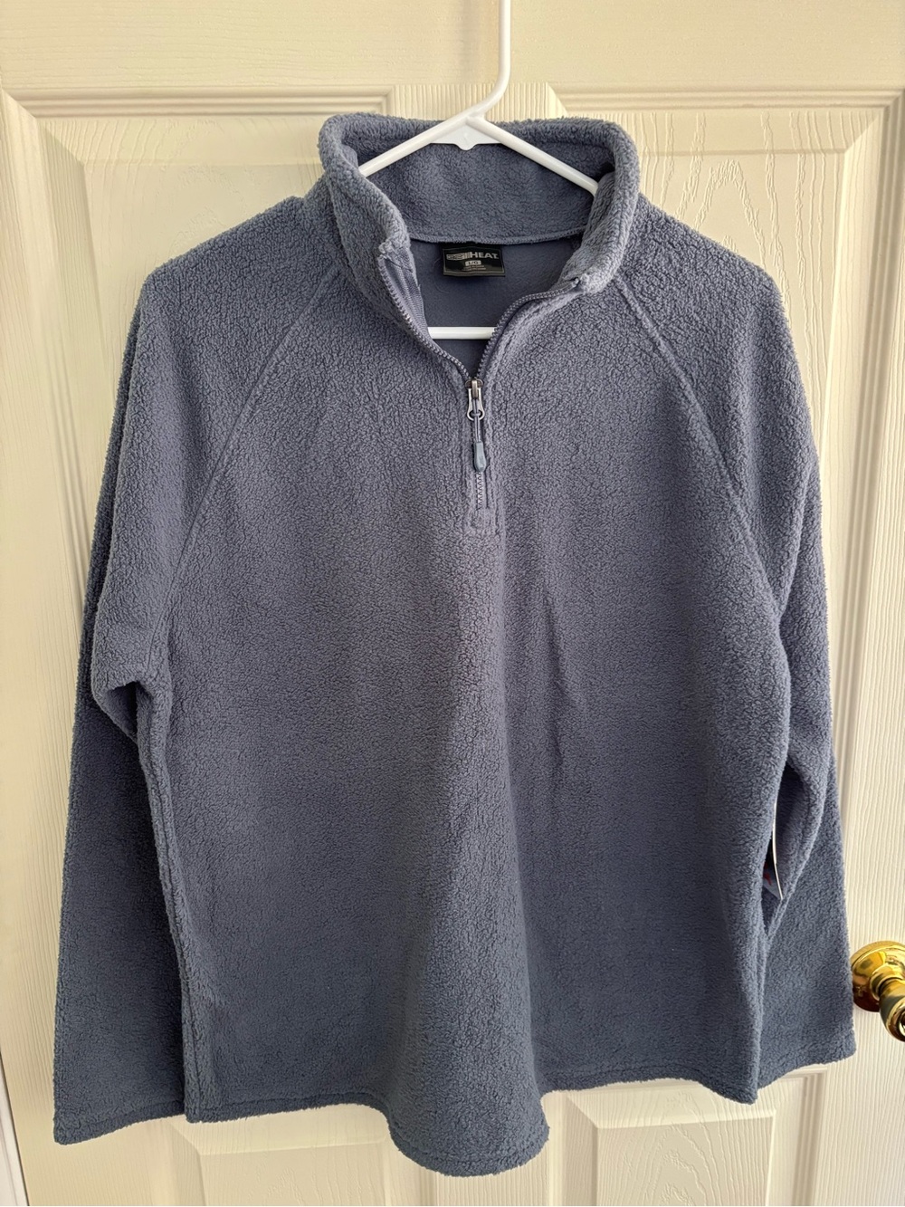 Women’s 32 Degree Gray Blue Fleece Quarter-Zip Pullover